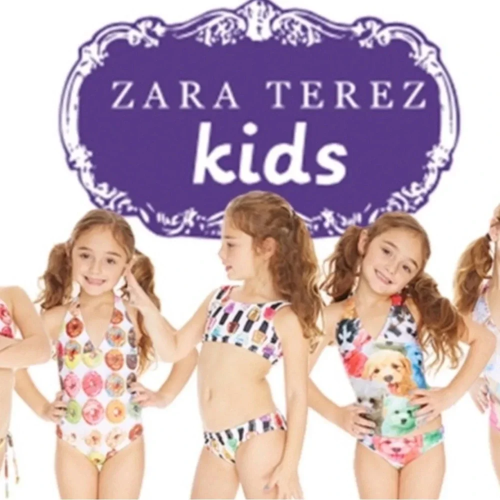 NWT Zara Terez kids candy tankini swim sz 2T